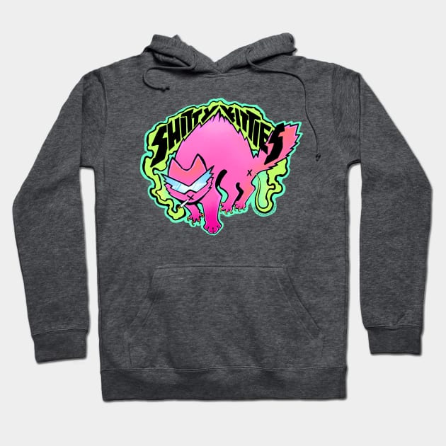 SHITTY KITTY JACKET LOGO Hoodie by missmonster